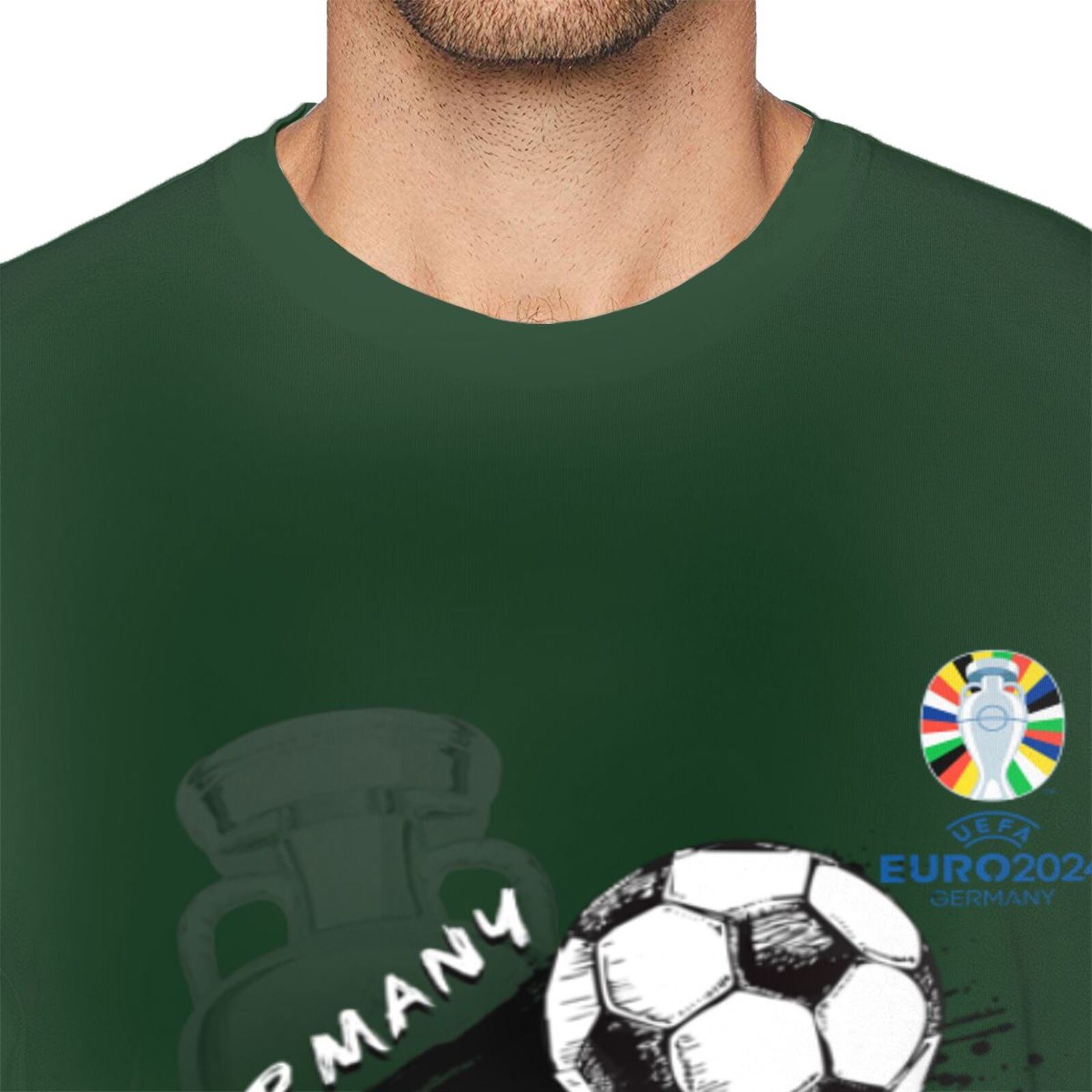 Men's Germany EURO 2024 Basic Short Sleeve T-Shirt BST1679