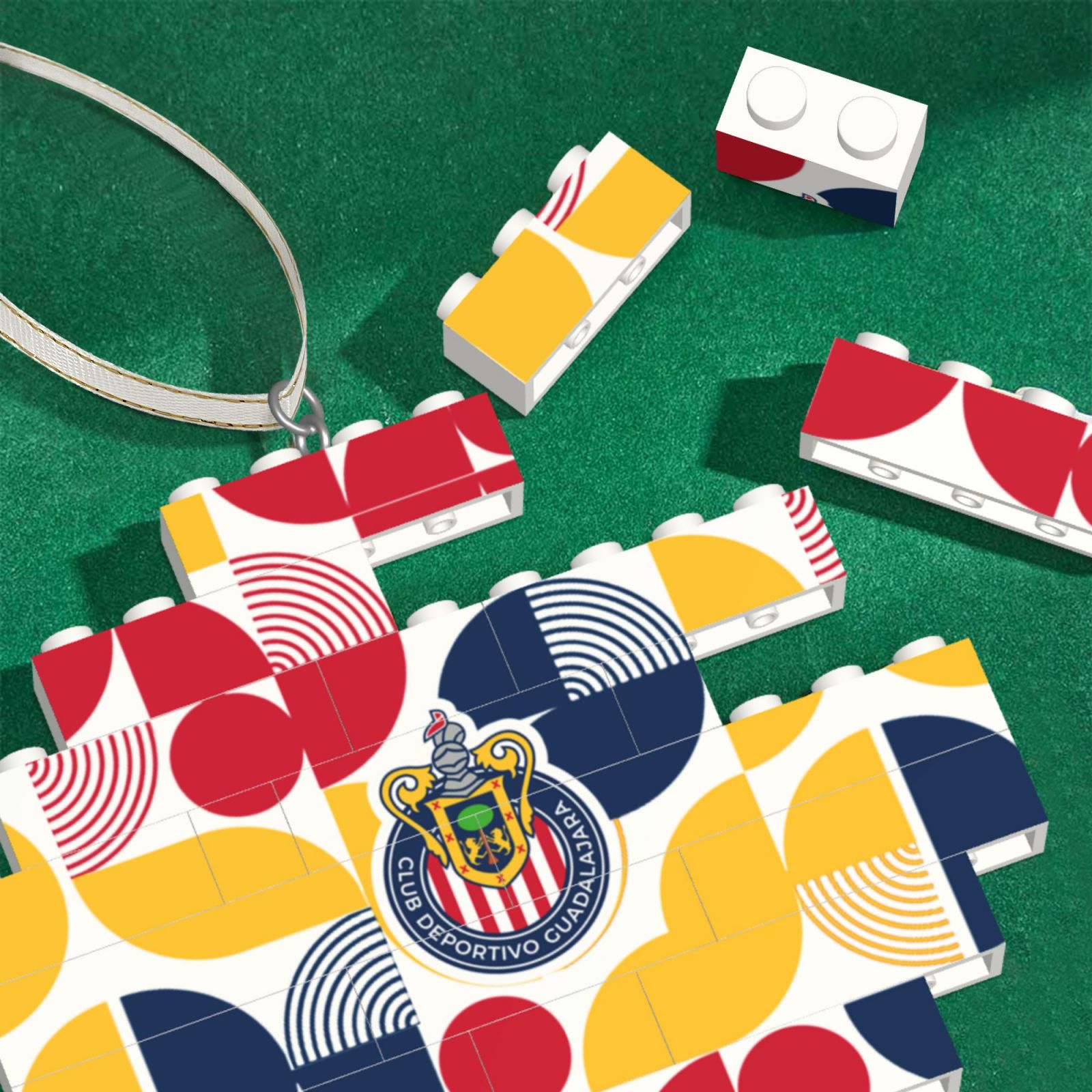 Chivas Building Block Puzzle Ornament BBP1998