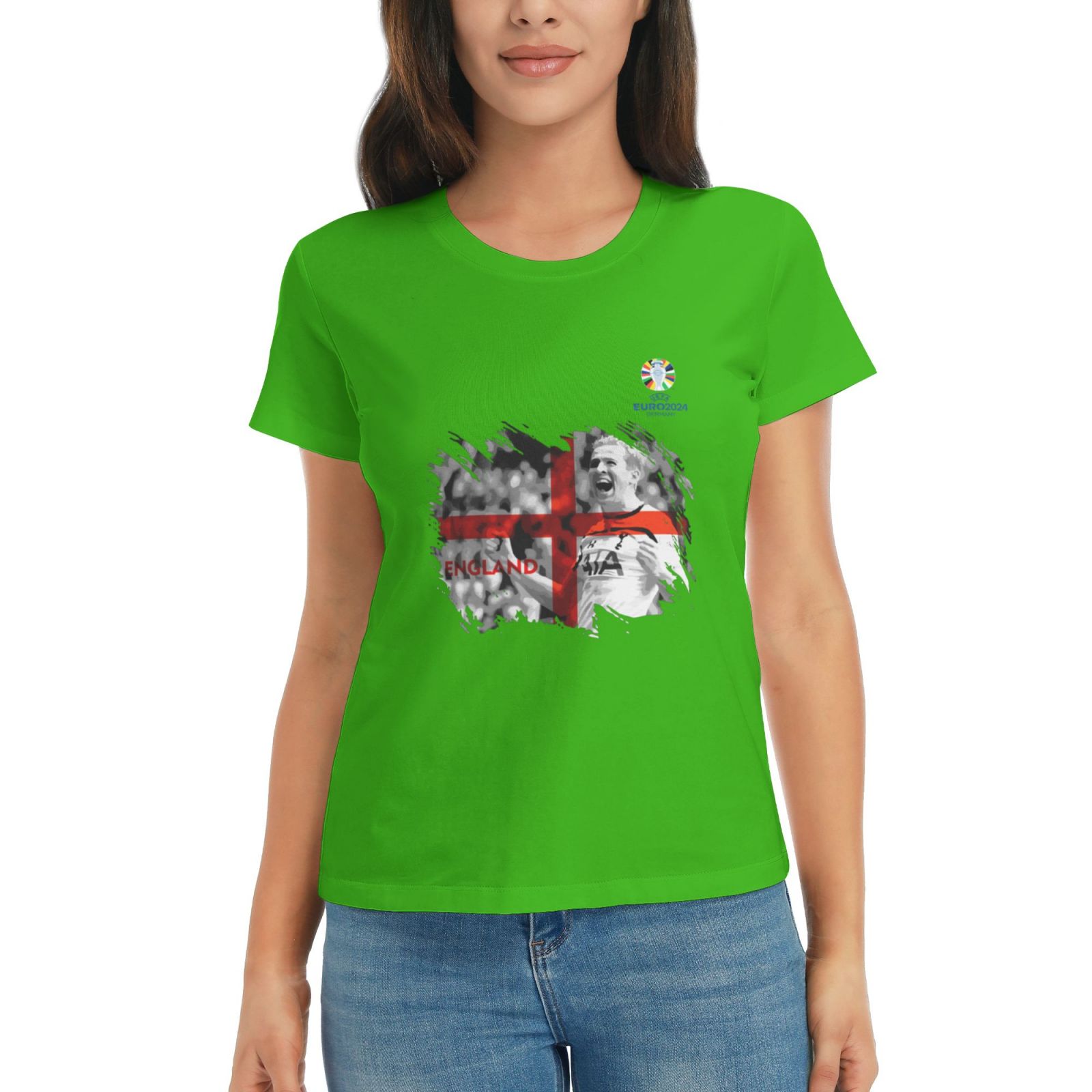Woman's England EURO 2024 Basic Short Sleeve T-Shirt WBT1712