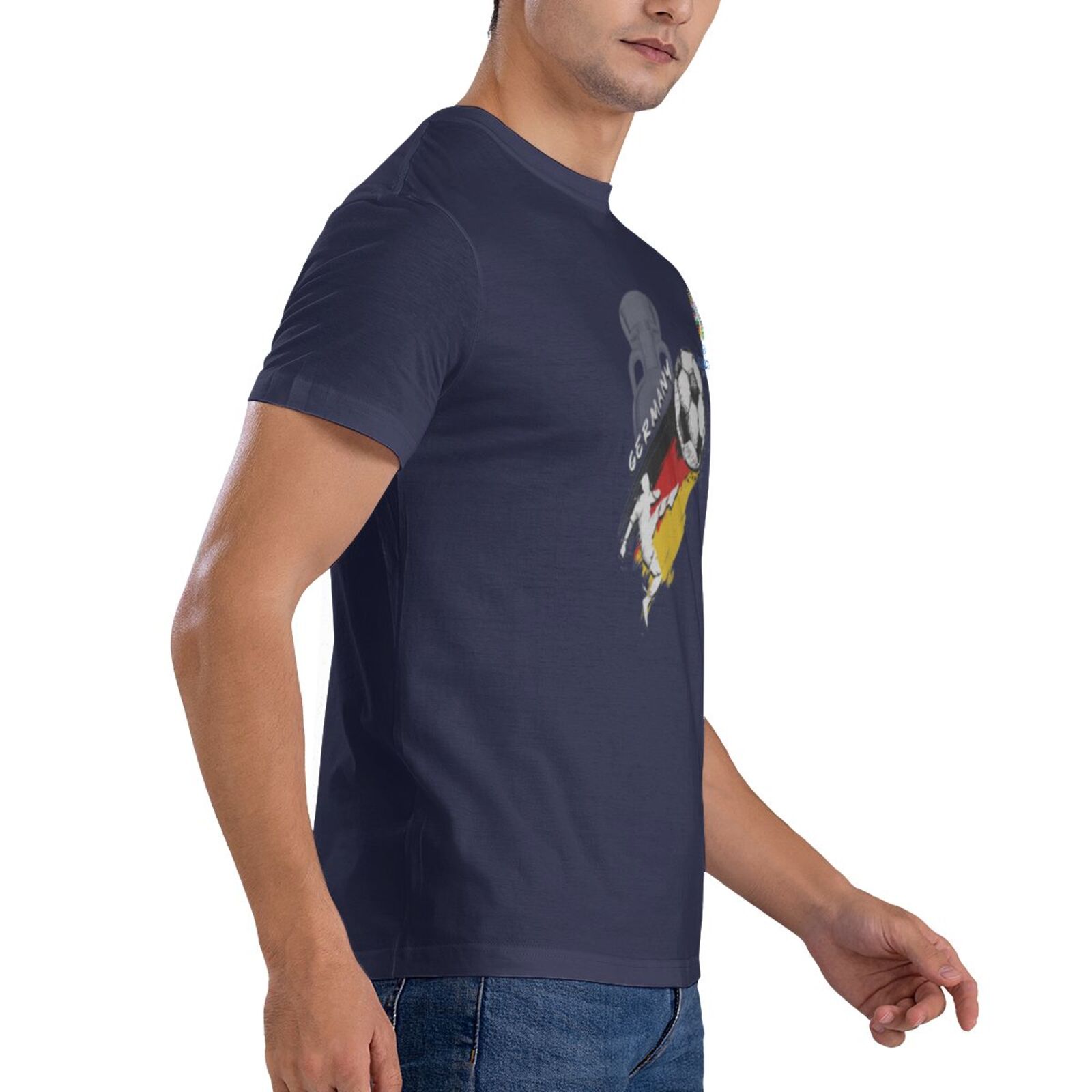 Men's Germany EURO 2024 Basic Short Sleeve T-Shirt BST1679