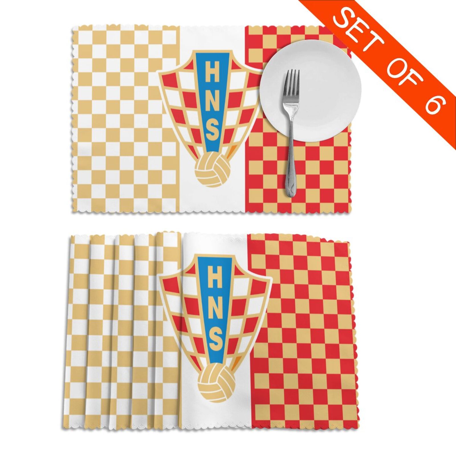 Croatia Building Placemat Set Of 6 PFD2060