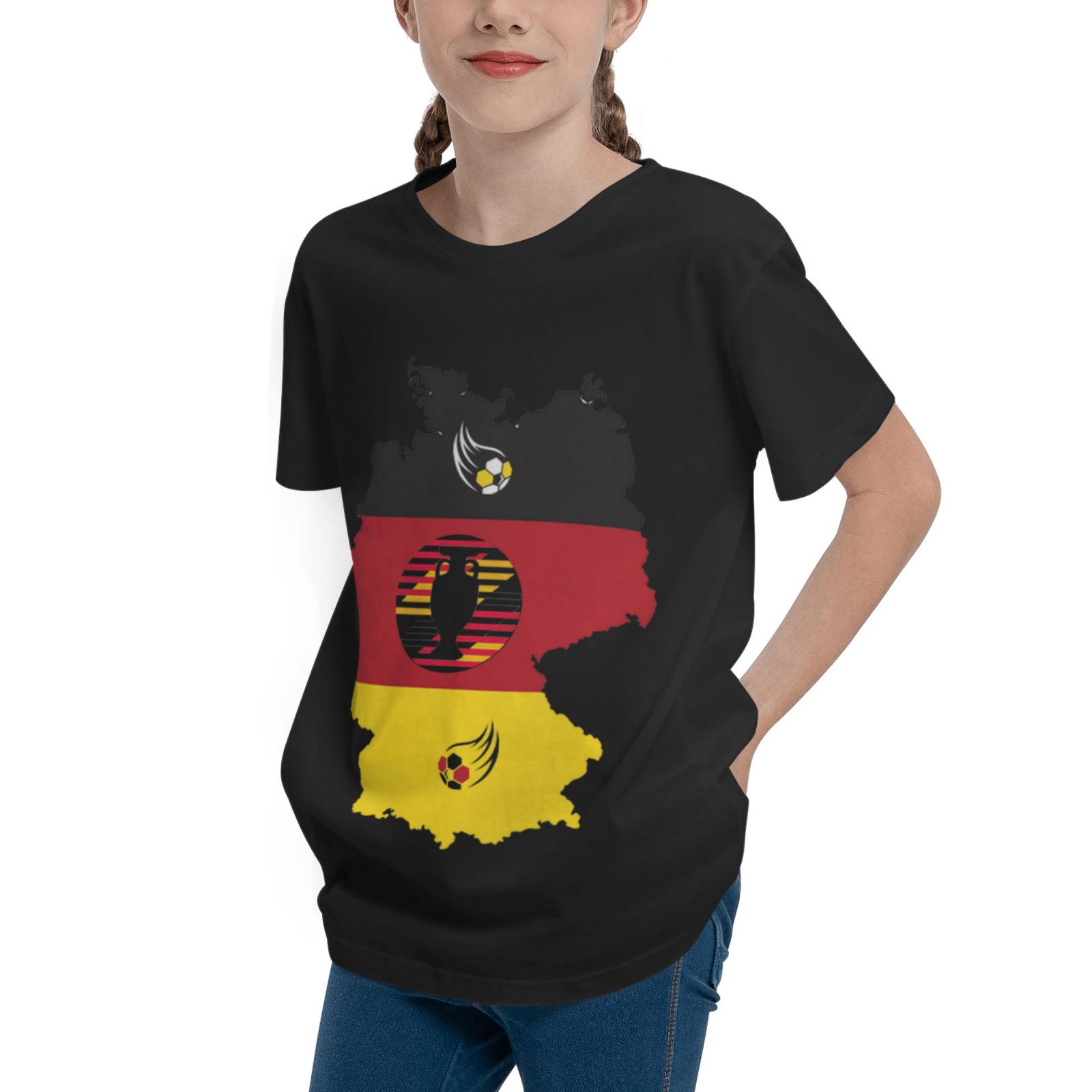 Kid's Germany EURO 2024 Teenage T-shirt TET1769