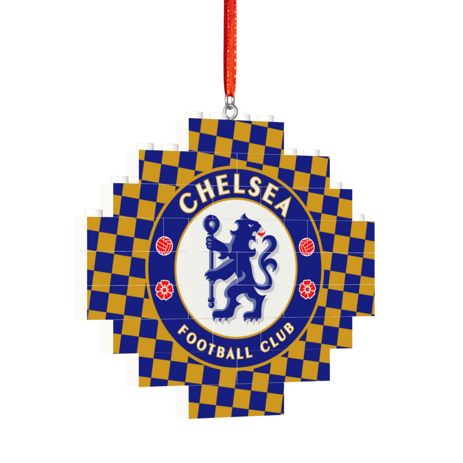Chelsea Building Block Puzzle Ornament BBP2171
