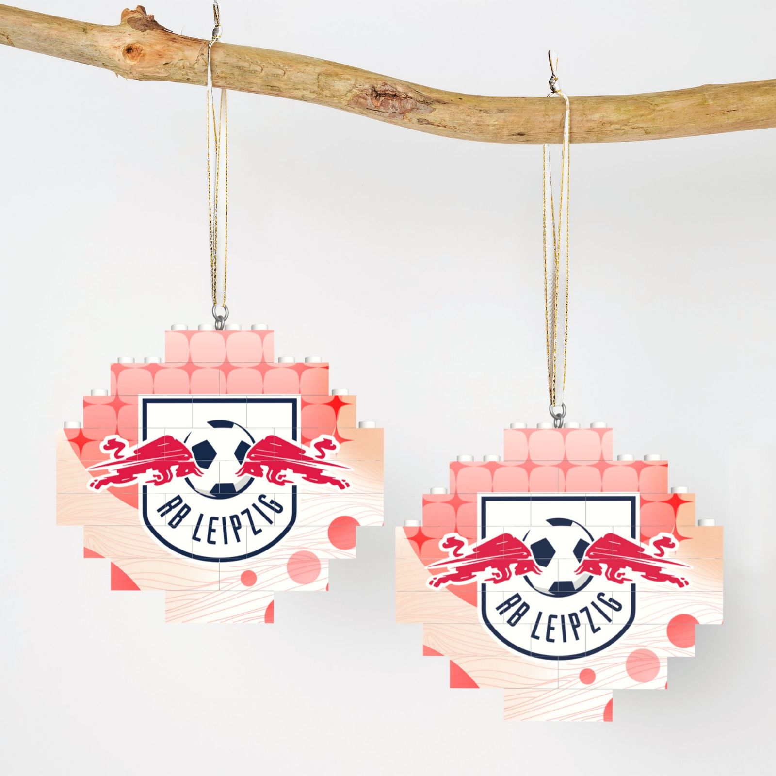 RB Leipzig Building Block Puzzle Ornament BBP2180