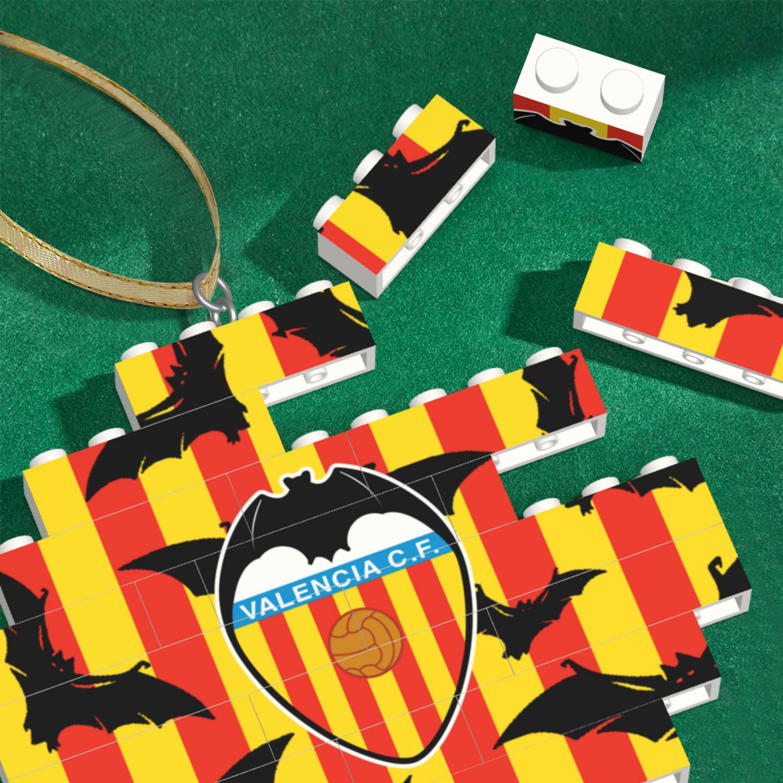 Valencia Building Block Puzzle Ornament BBP2006