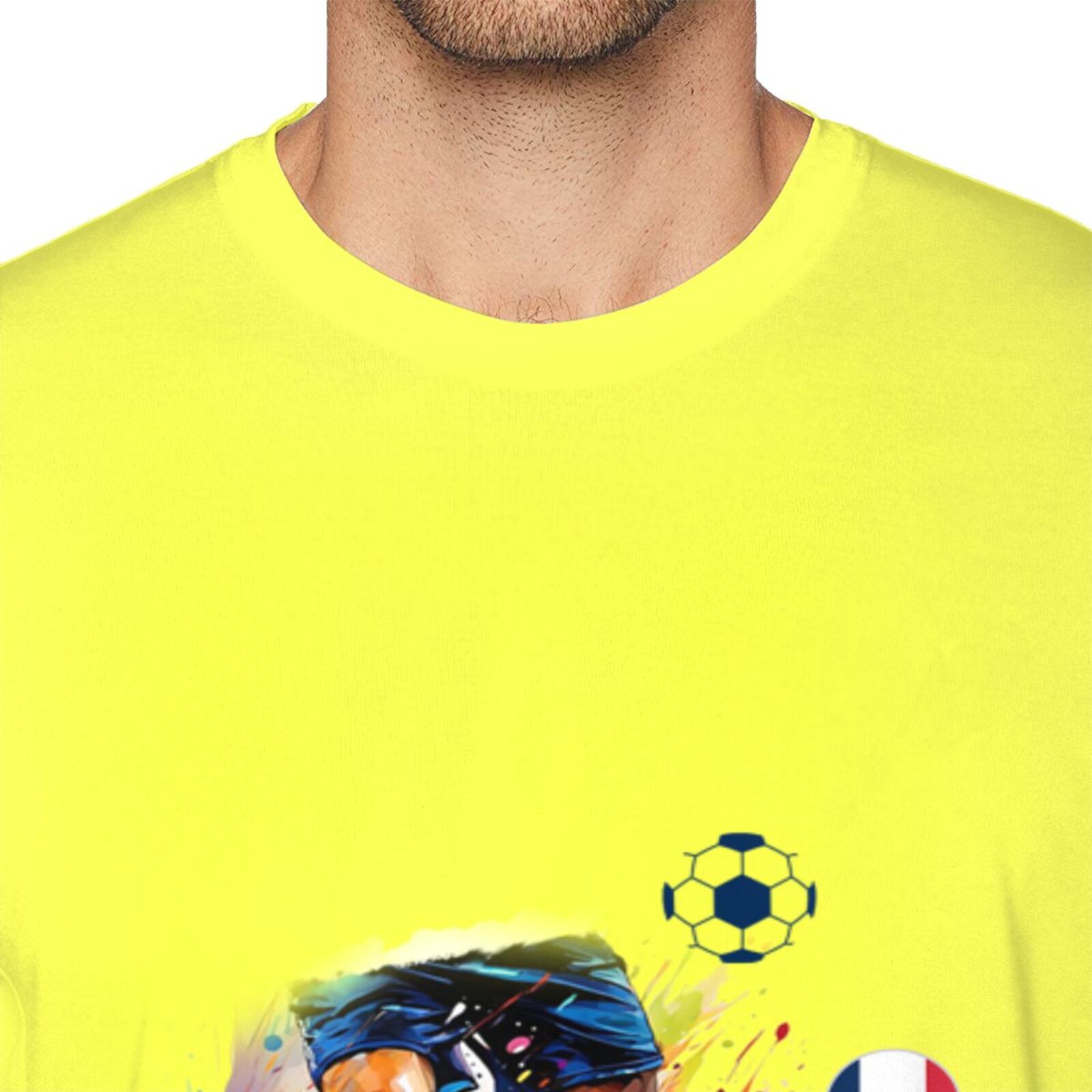 Men's France EURO 2024 Basic Short Sleeve T-Shirt BST1749