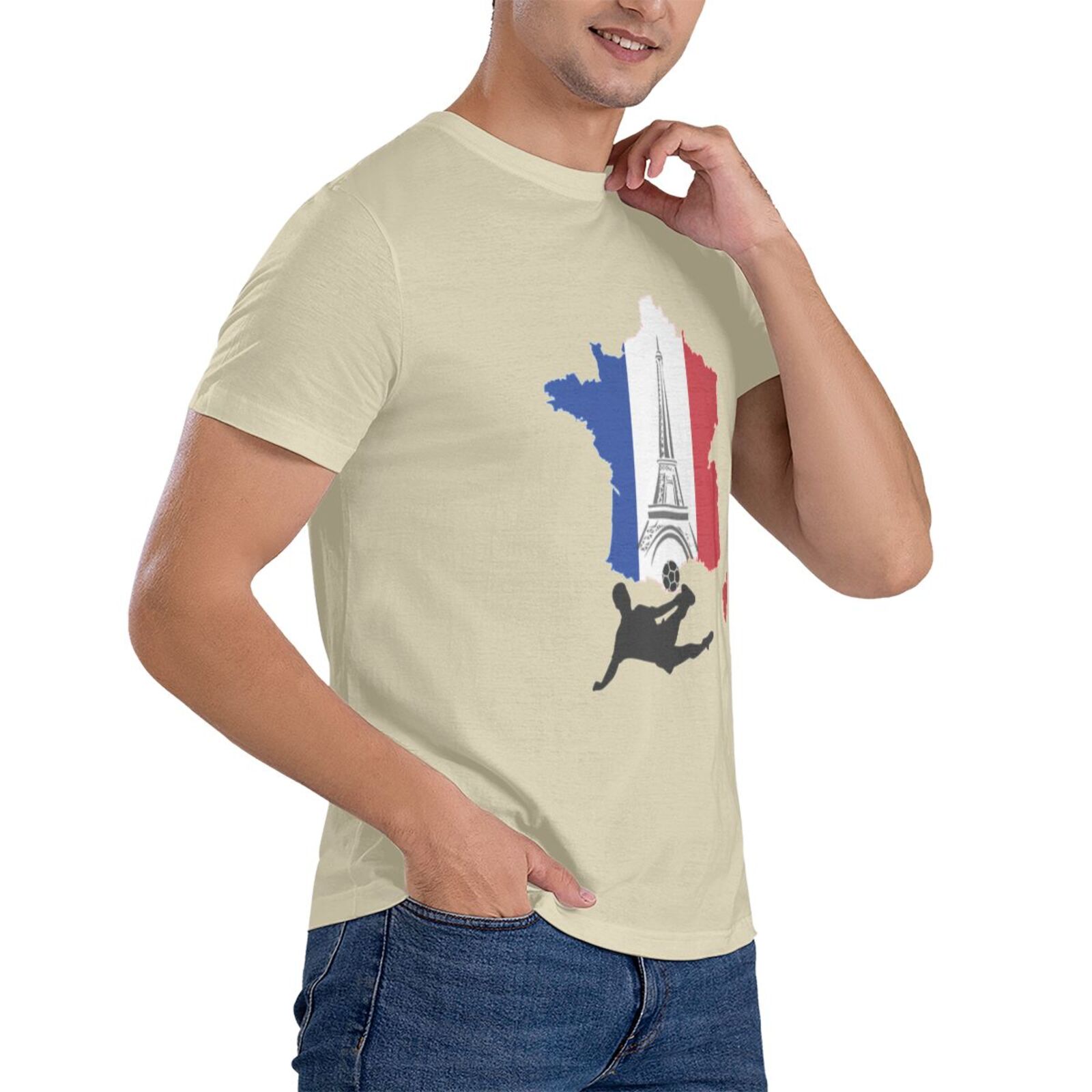 Men's France EURO 2024 Basic Short Sleeve T-Shirt BST1772