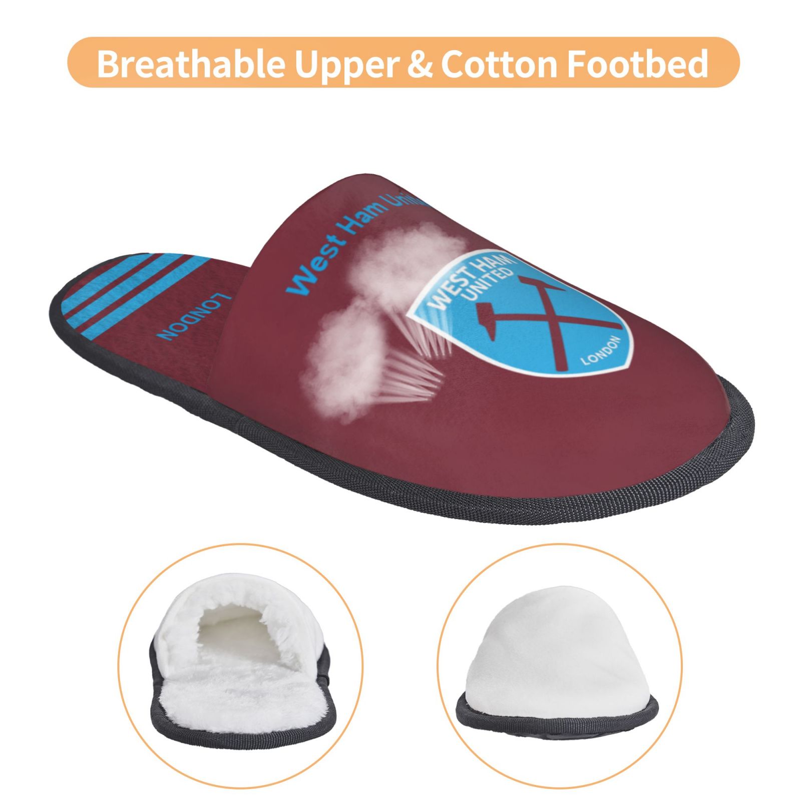 West Ham United Cotton Slippers FSP2312
