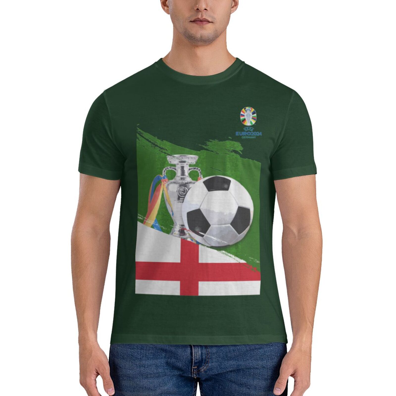 Men's England EURO 2024 Basic Short Sleeve T-Shirt BST1681