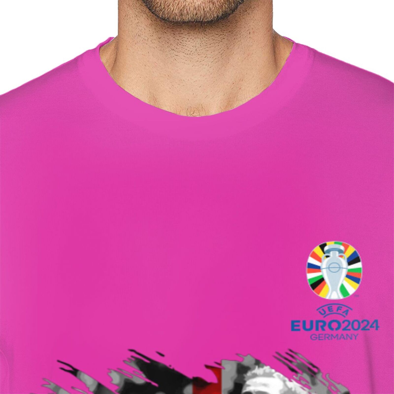 Men's England EURO 2024 Basic Short Sleeve T-Shirt BST1713