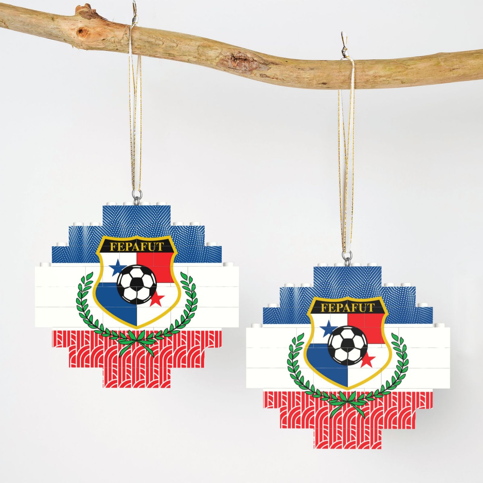 Panama Building Block Puzzle Ornament BBP2190