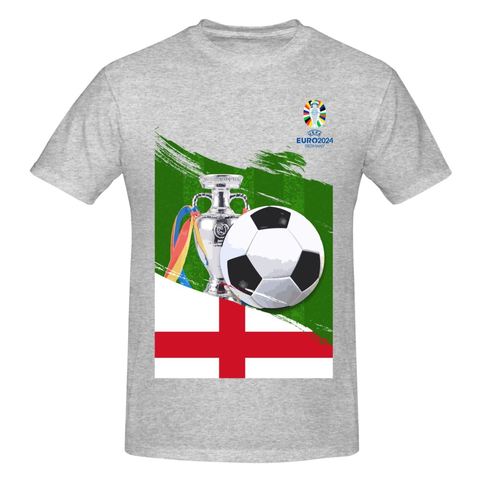 Men's England EURO 2024 Basic Short Sleeve T-Shirt BST1681