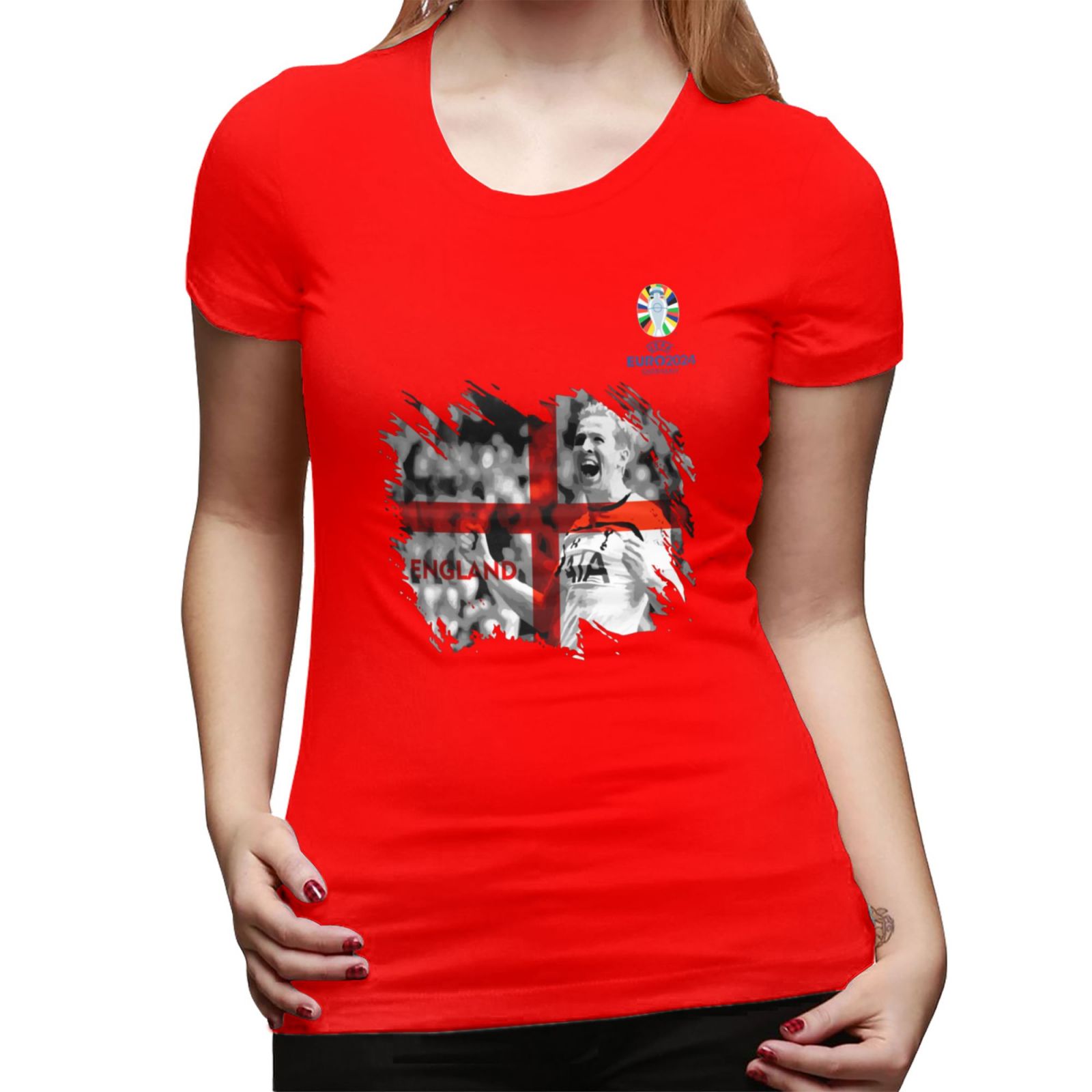 Woman's England EURO 2024 Basic Short Sleeve T-Shirt WBT1712