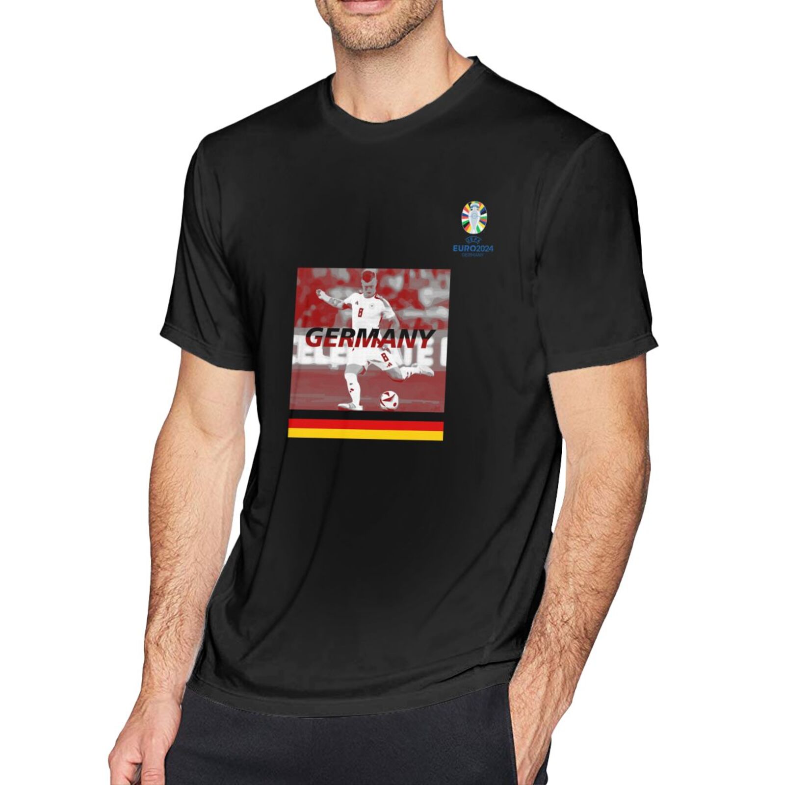 Men's Germany EURO 2024 Basic Short Sleeve T-Shirt BST1704