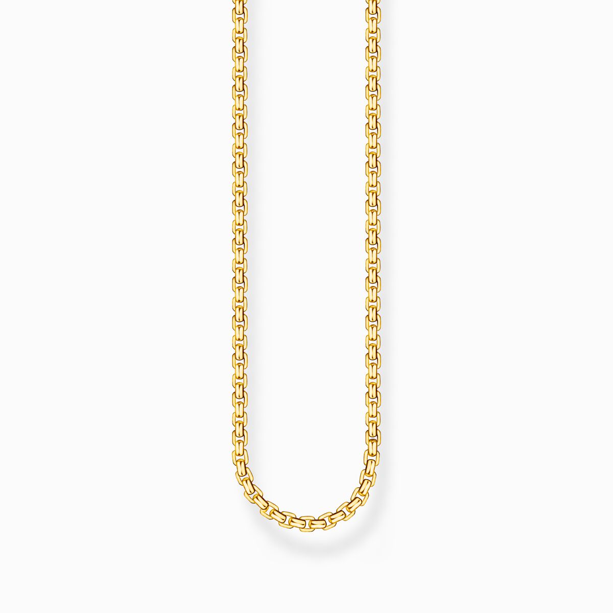 Gold-plated Venezia necklace Thickness 2.00 mm (0,08 Inch)