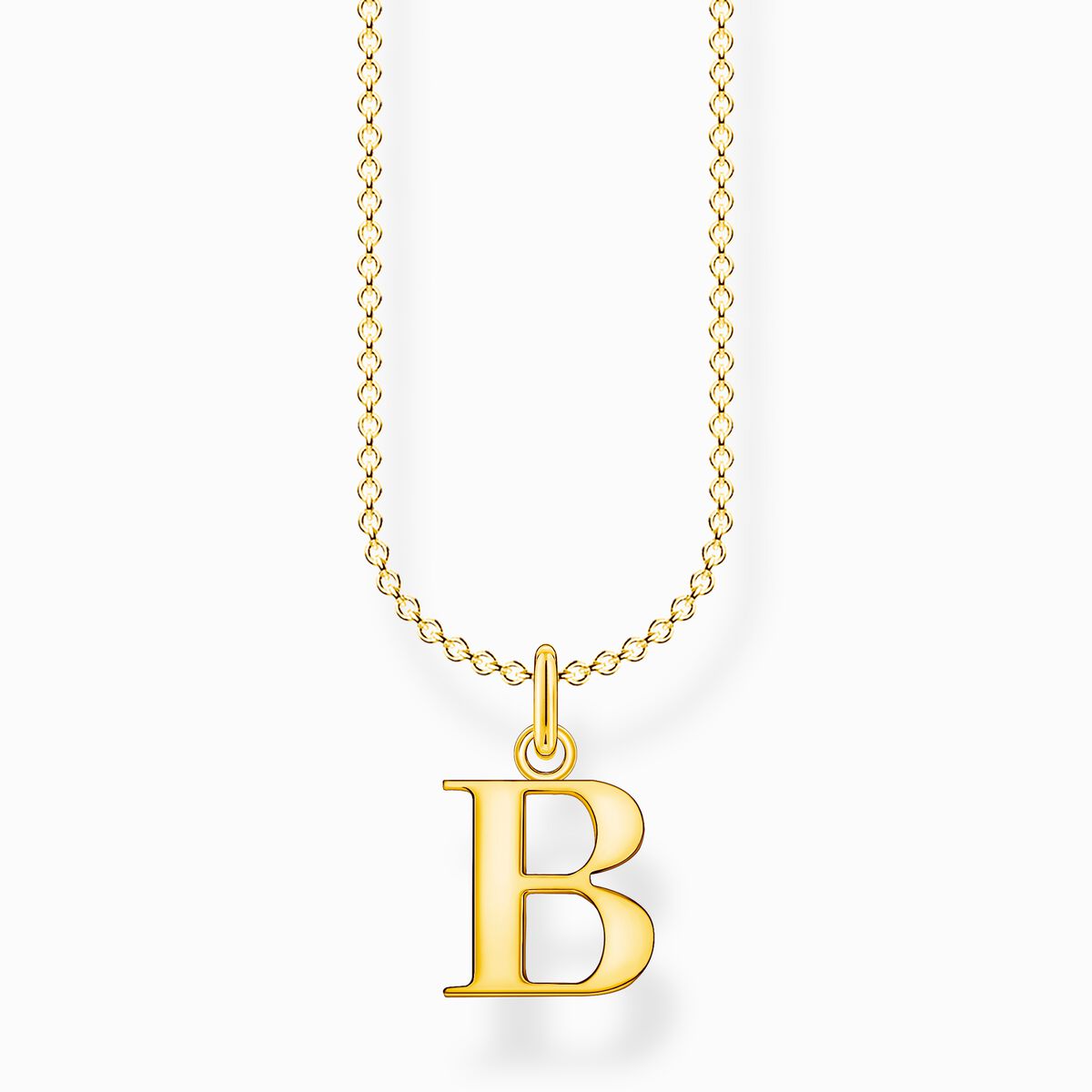 Necklace letter b gold