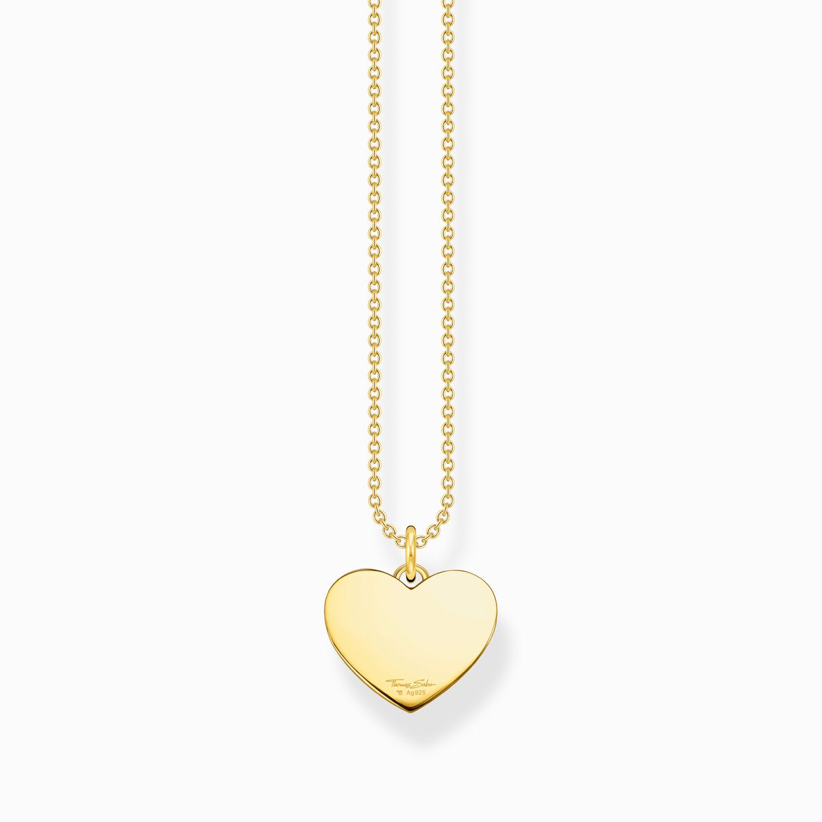 Necklace heart gold