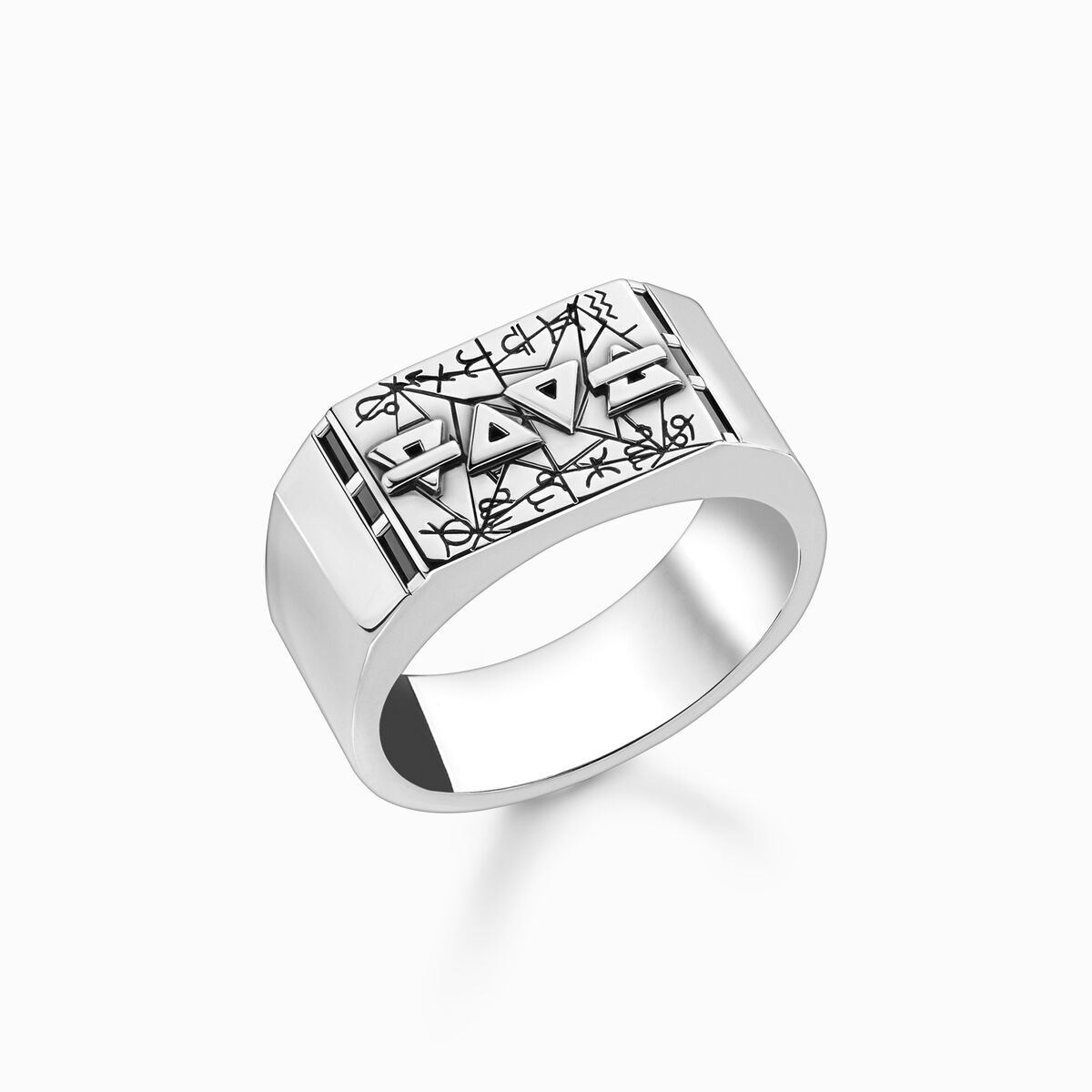 Ring elements of nature silver