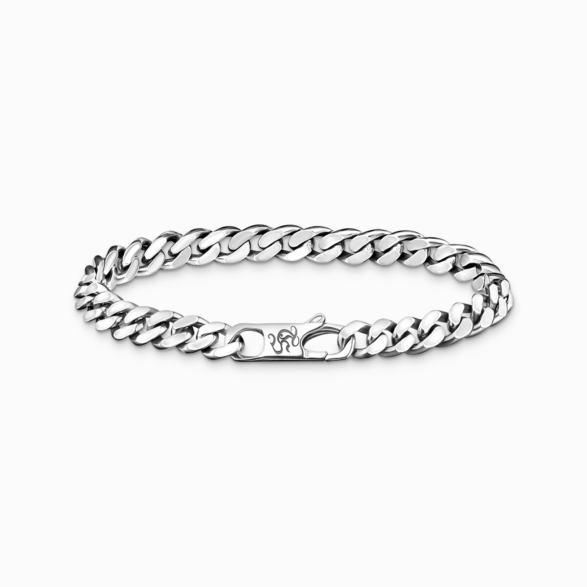 Silver armoured bracelet 6,9 mm