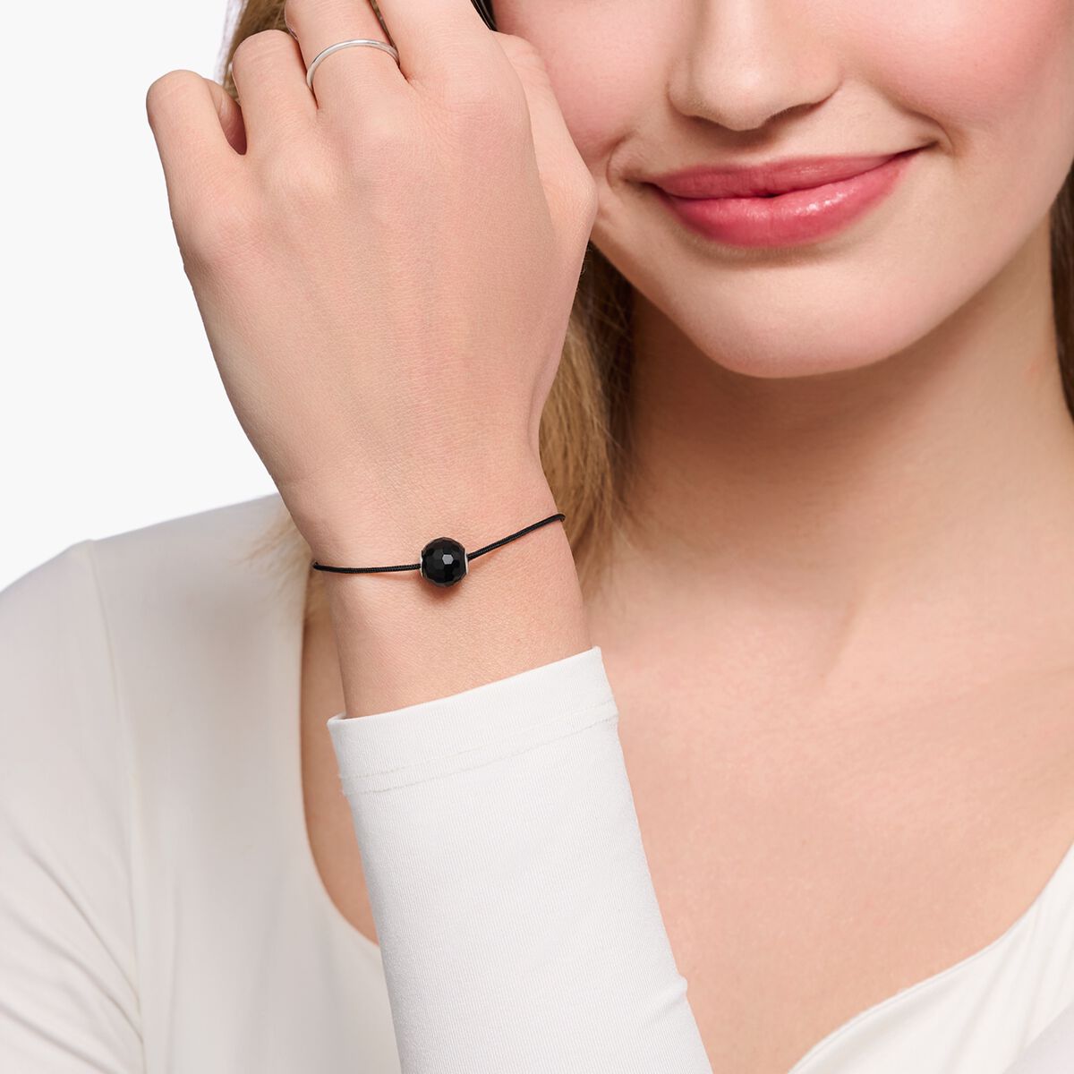 Bracelet Karma Secret with black obsidian Bead