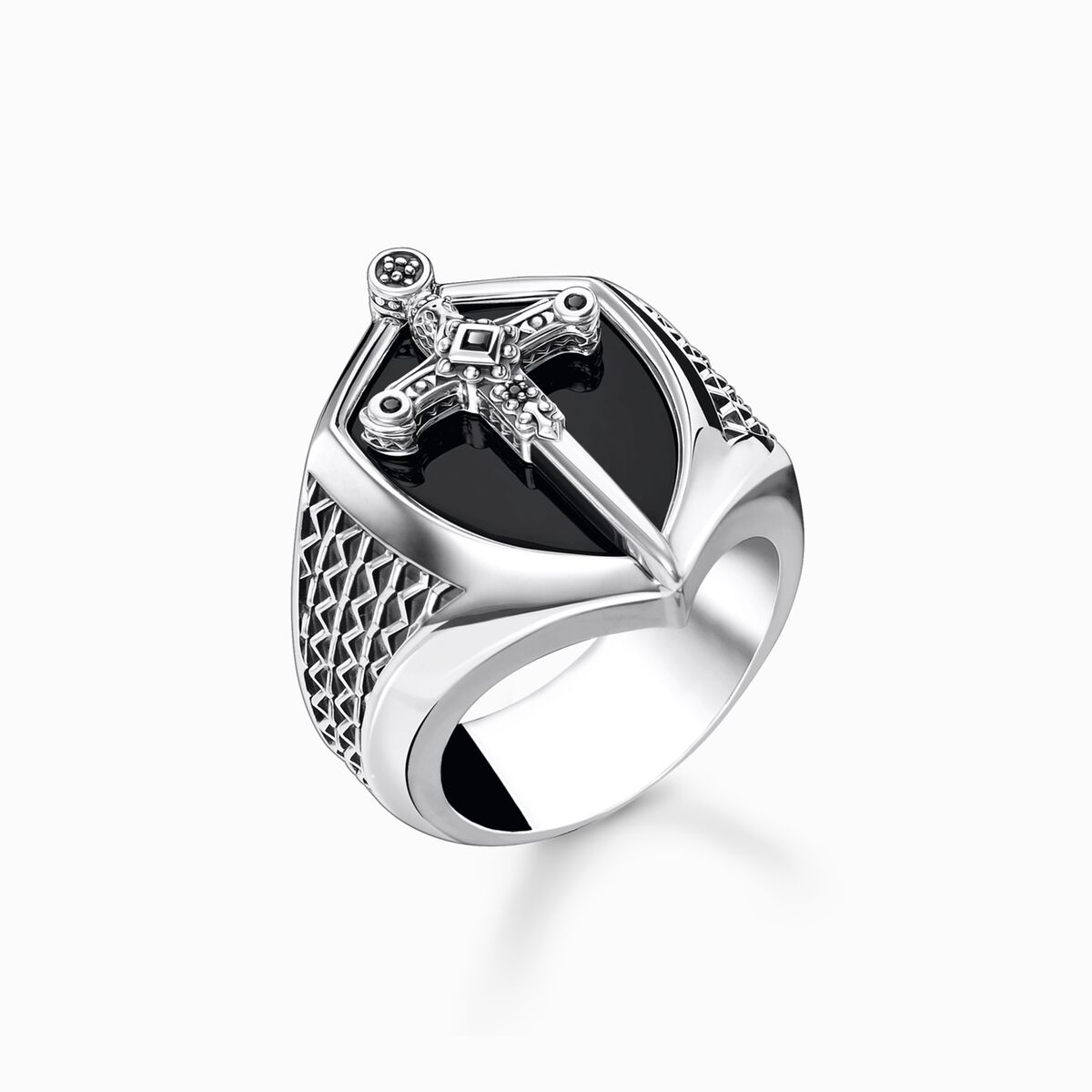 Ring sword silver