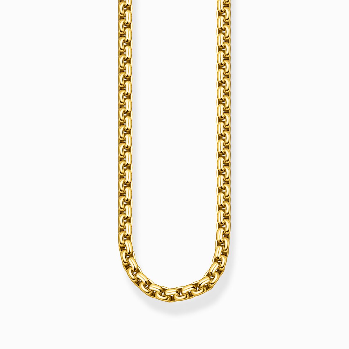Gold-plated Venezia necklace Thickness 4.00 mm (0.16 Inch)