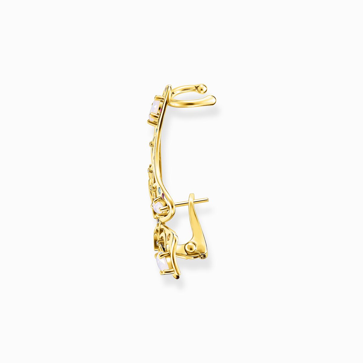 Single earring butterfly gold