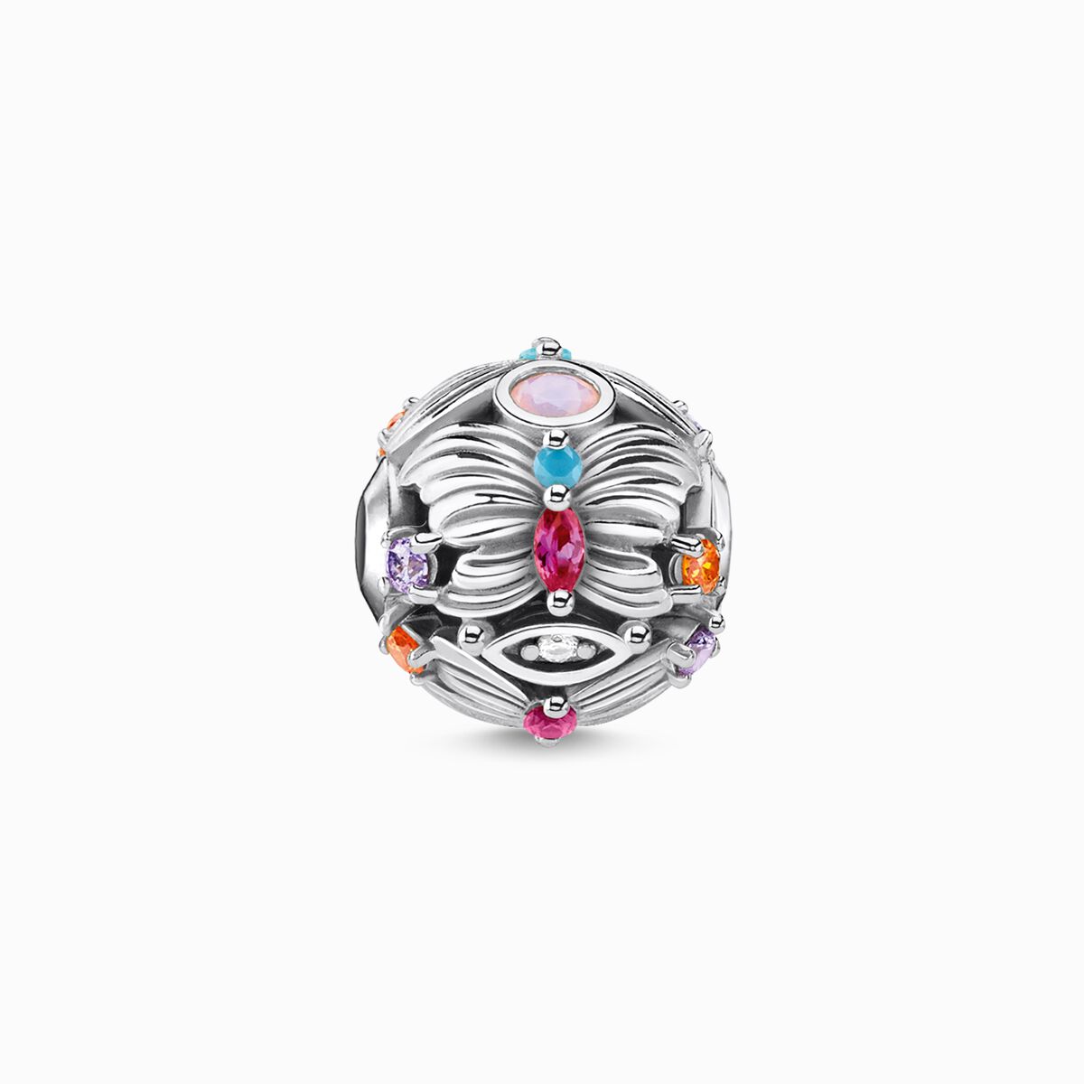 Bead butterfly silver