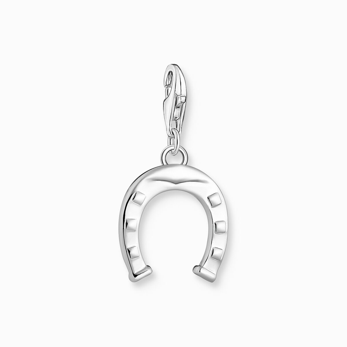 Charm pendant horseshoe silver