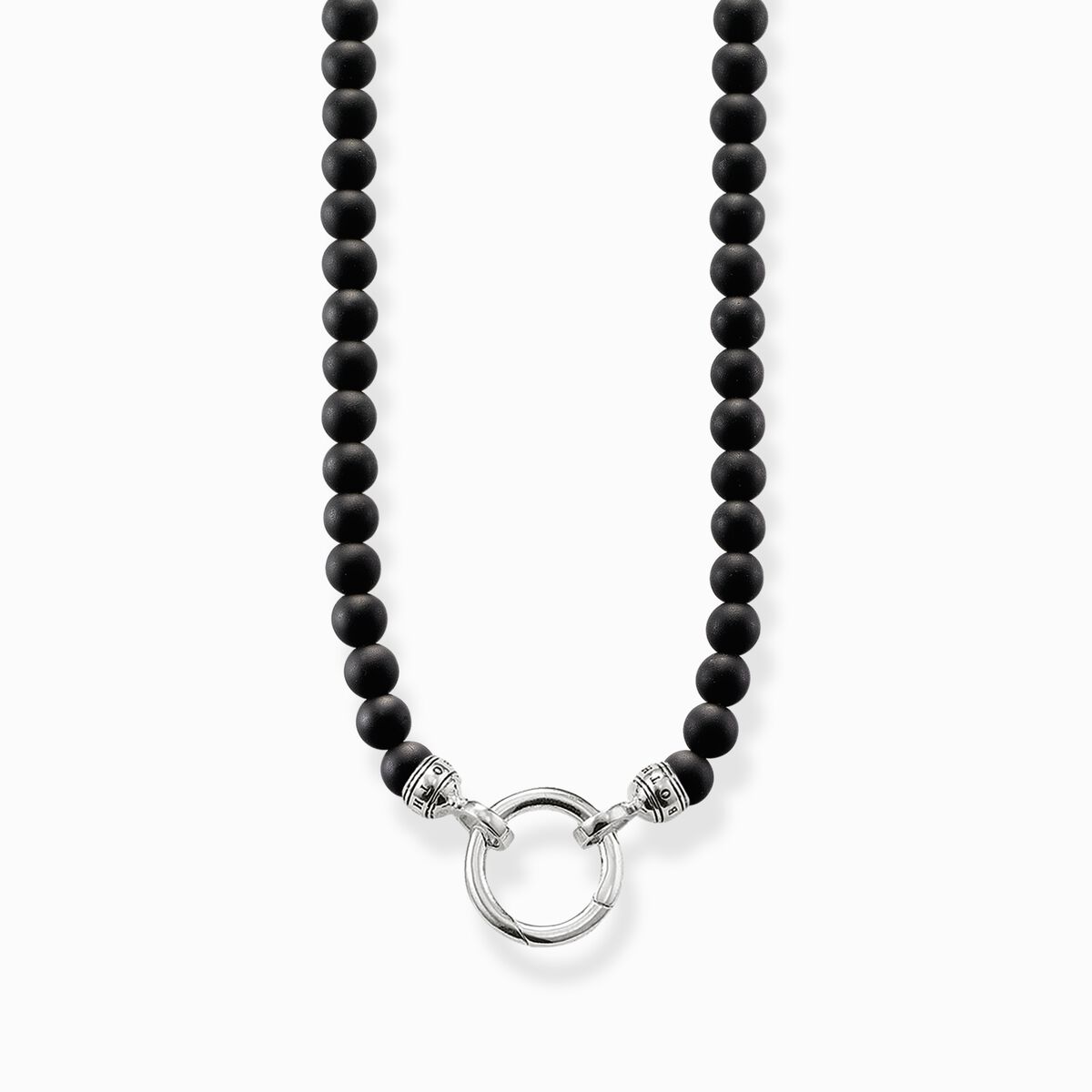 Necklace obsidian