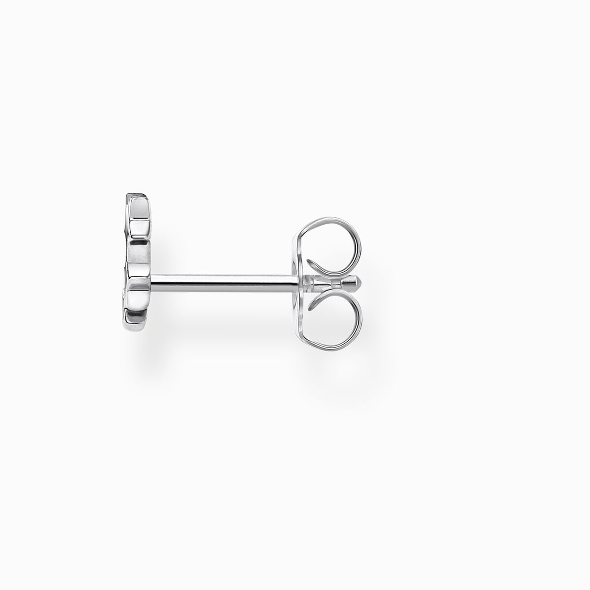 Single ear stud stars silver