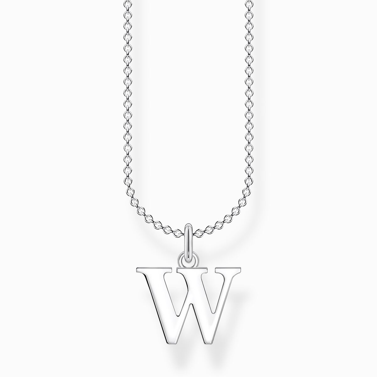 Necklace letter w