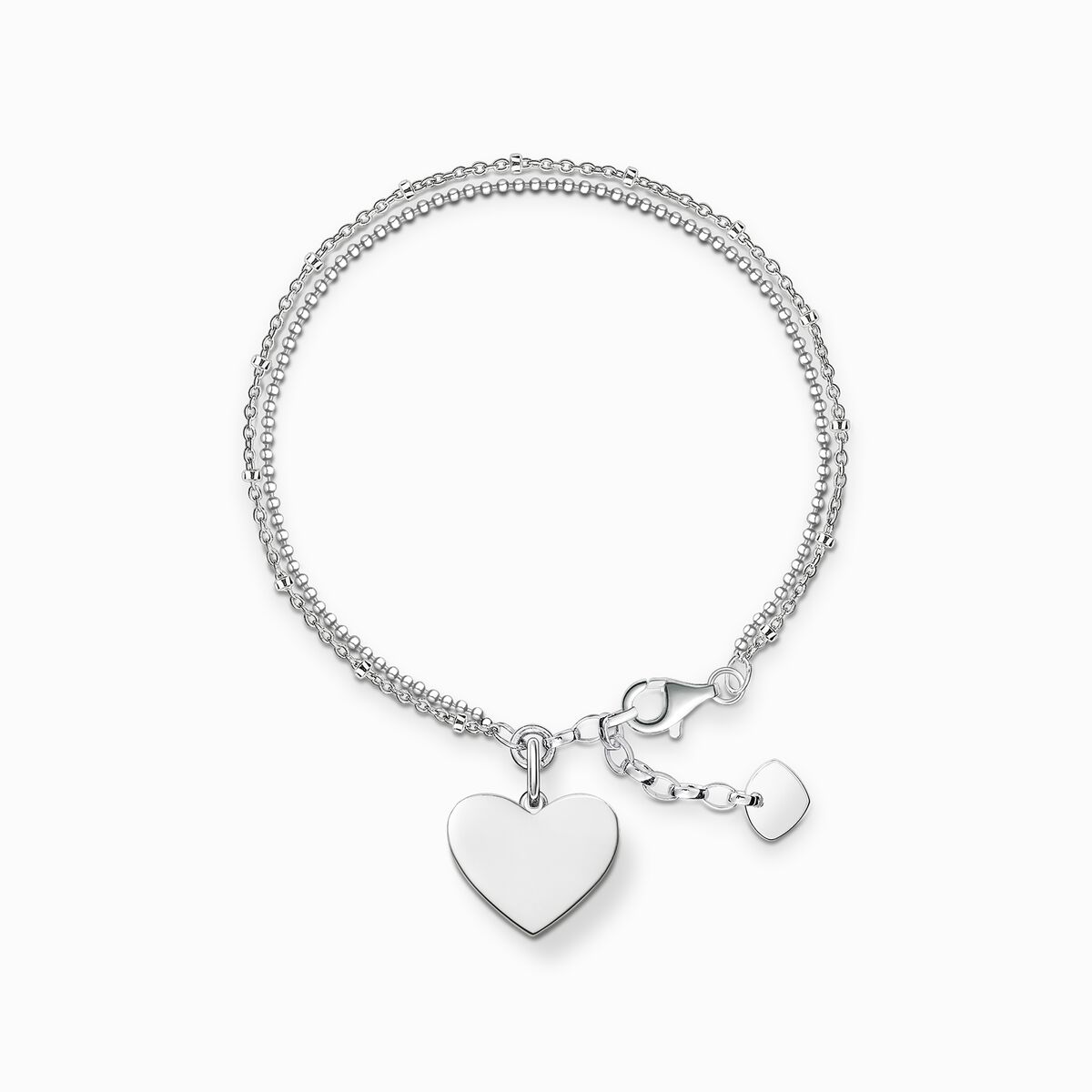 Bracelet heart silver