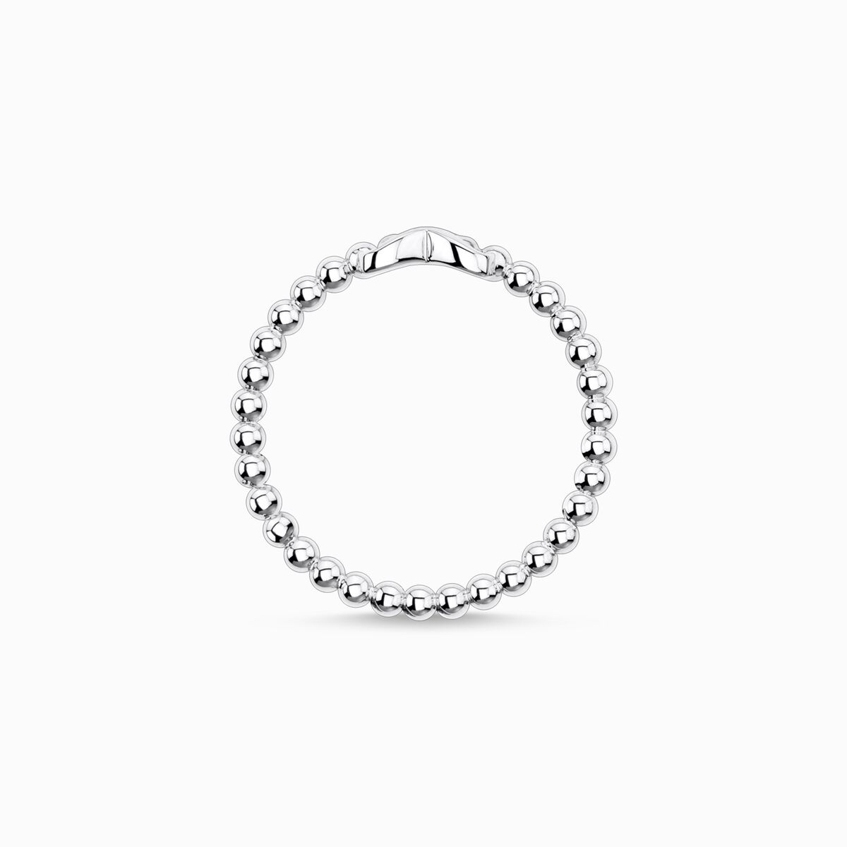 Ring dots with infinity silver