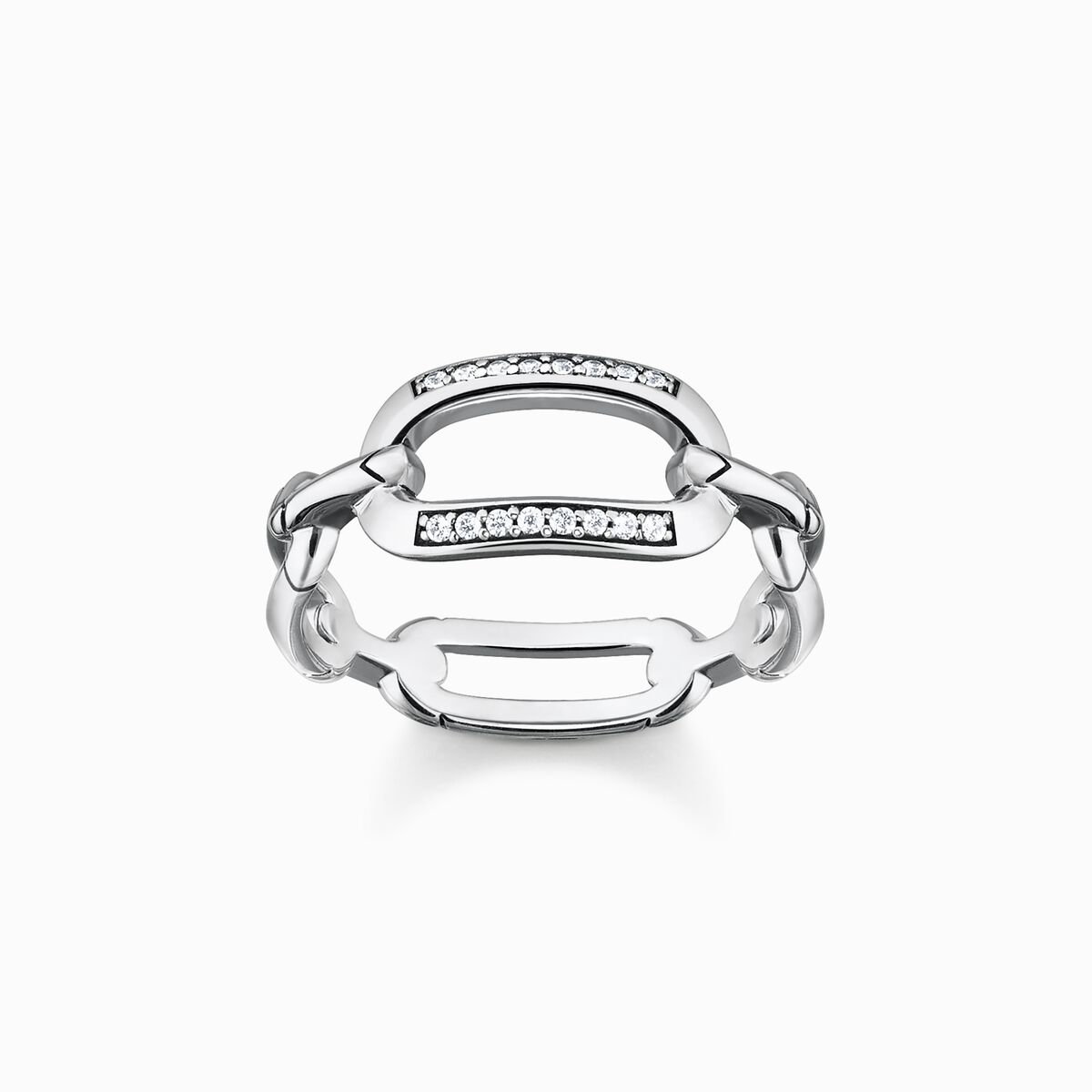 Ring links silver