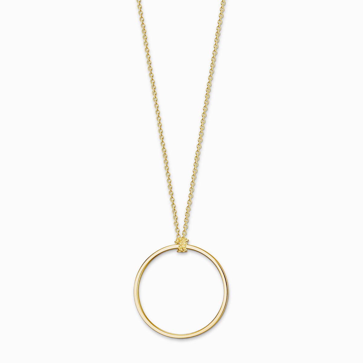 Charm necklace circle