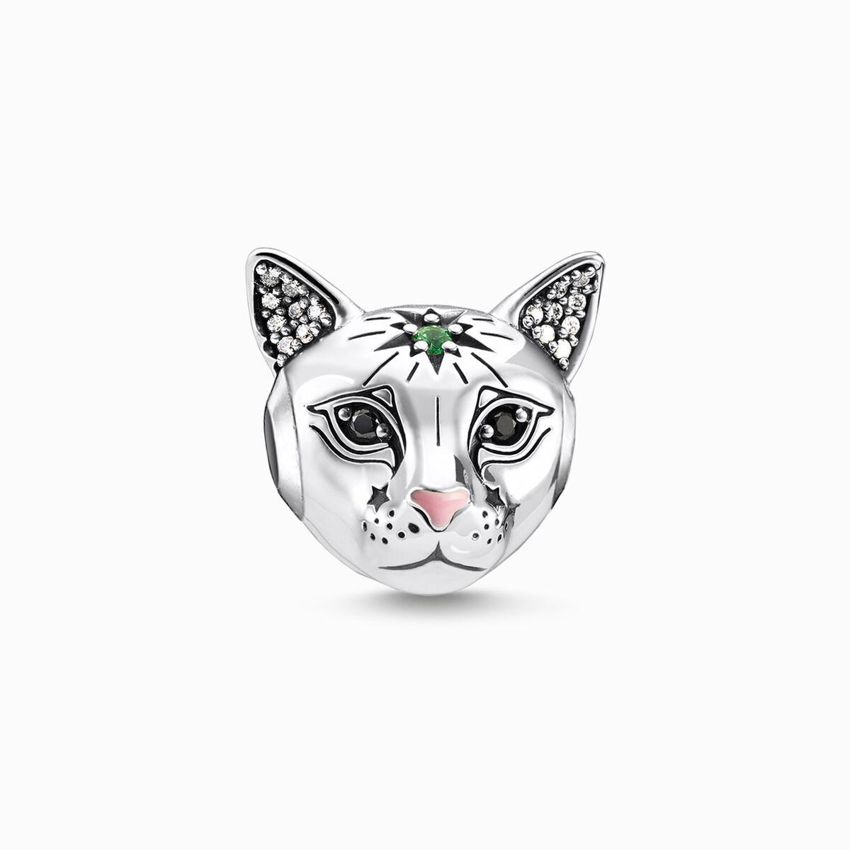 Bead cat silver