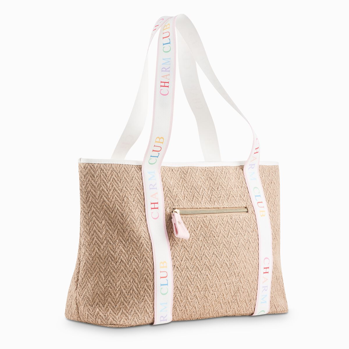 Charm Club beach bag beige