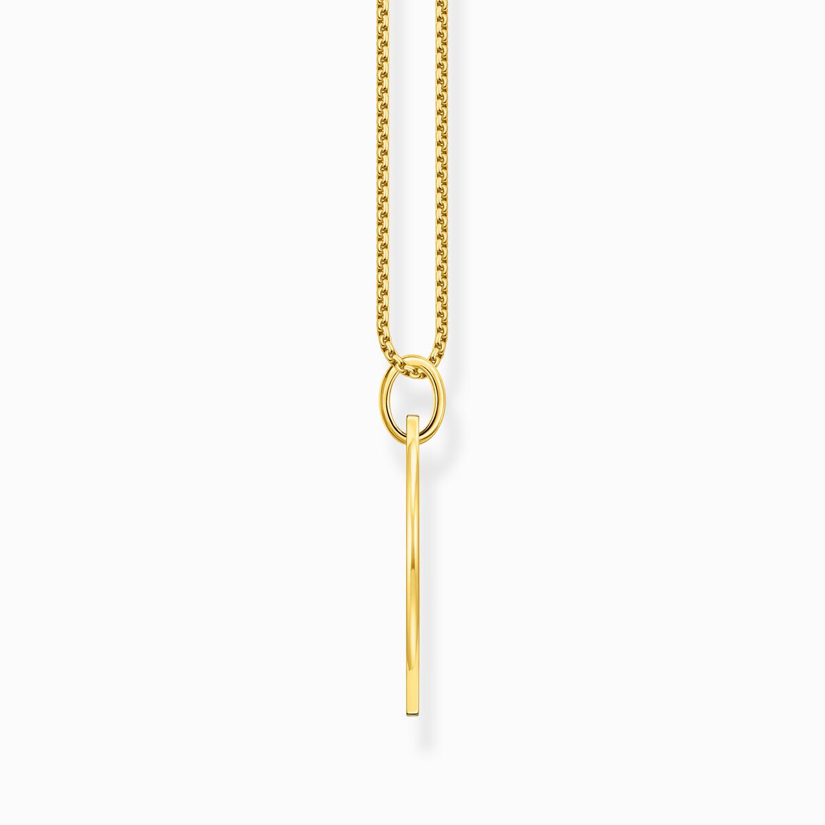 Necklace tag gold
