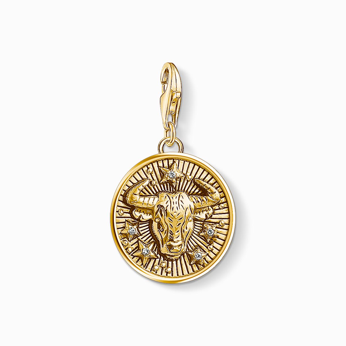 Charm pendant zodiac sign Taurus