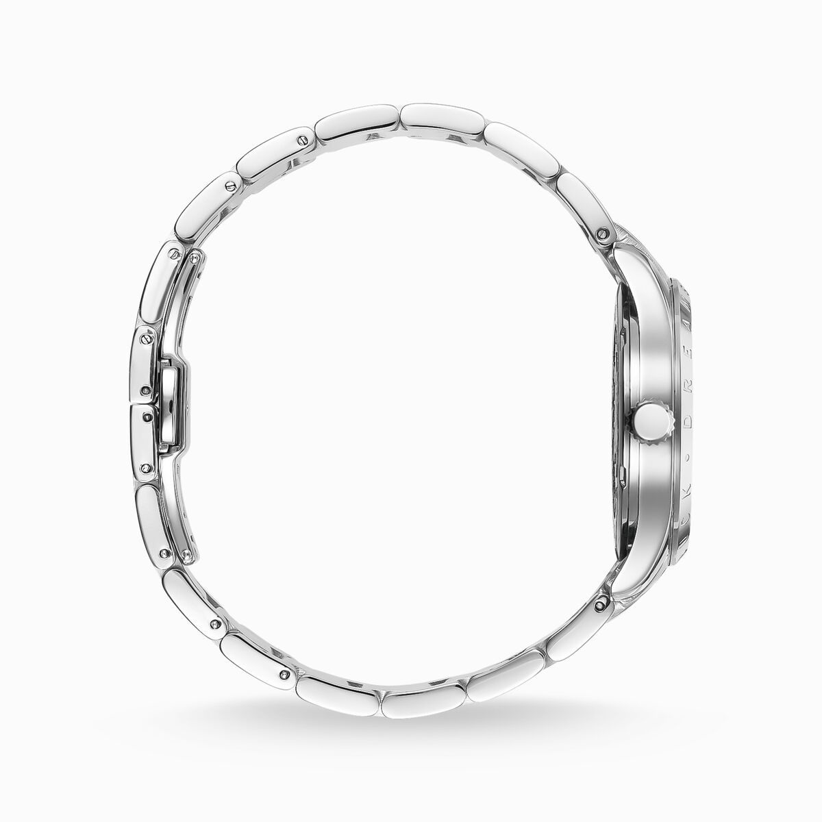 Watch with cosmic dial in black silver-coloured