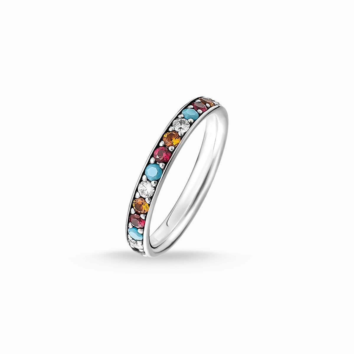 Ring colourful stones