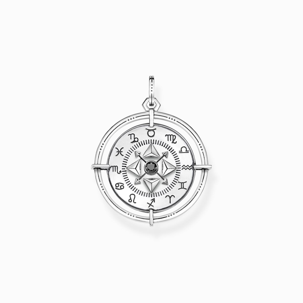 Pendant amulet elements of nature silver