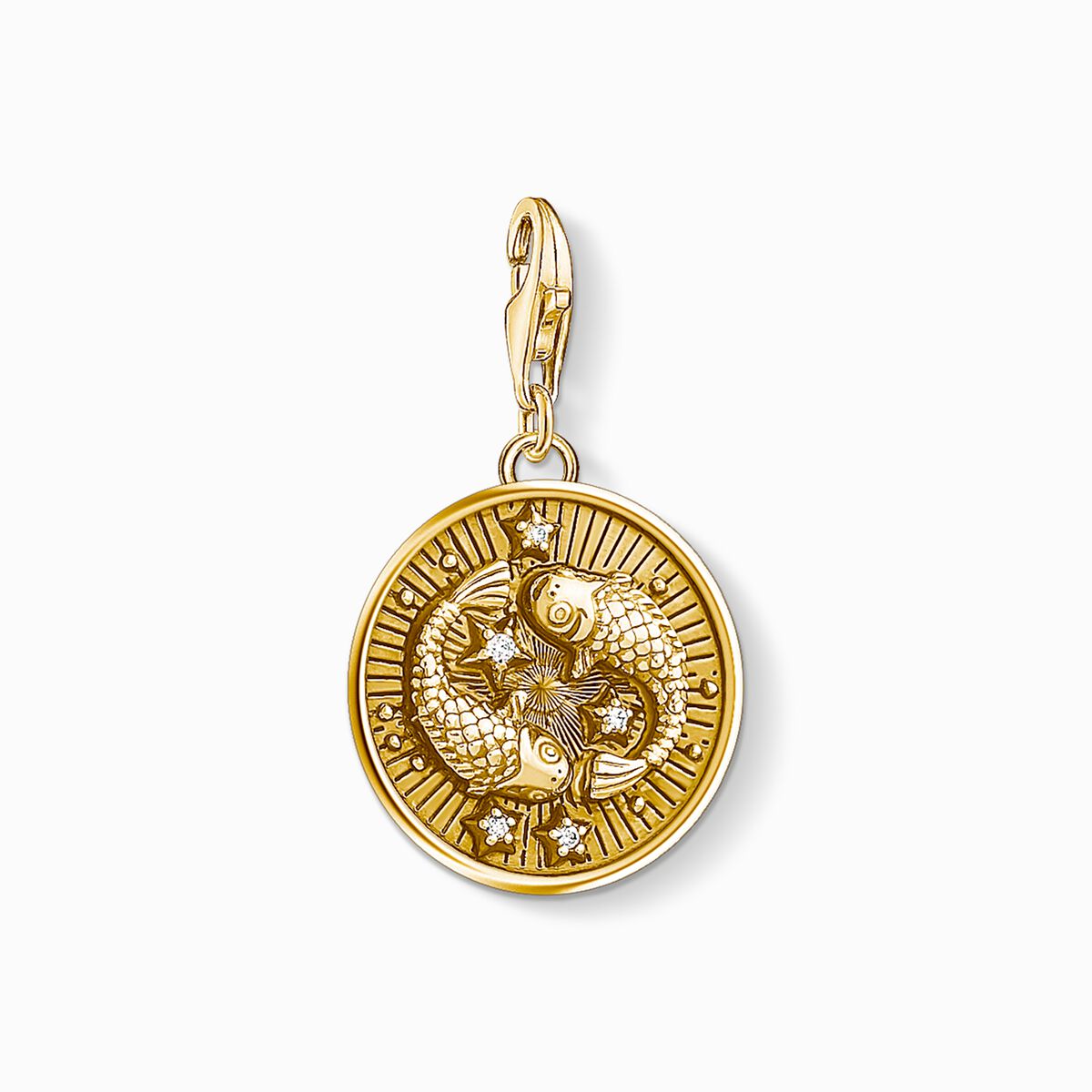 Charm pendant zodiac sign Pisces