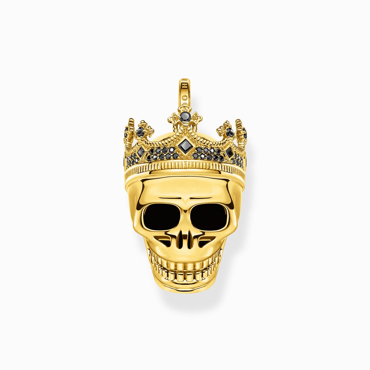 Pendant skull king gold