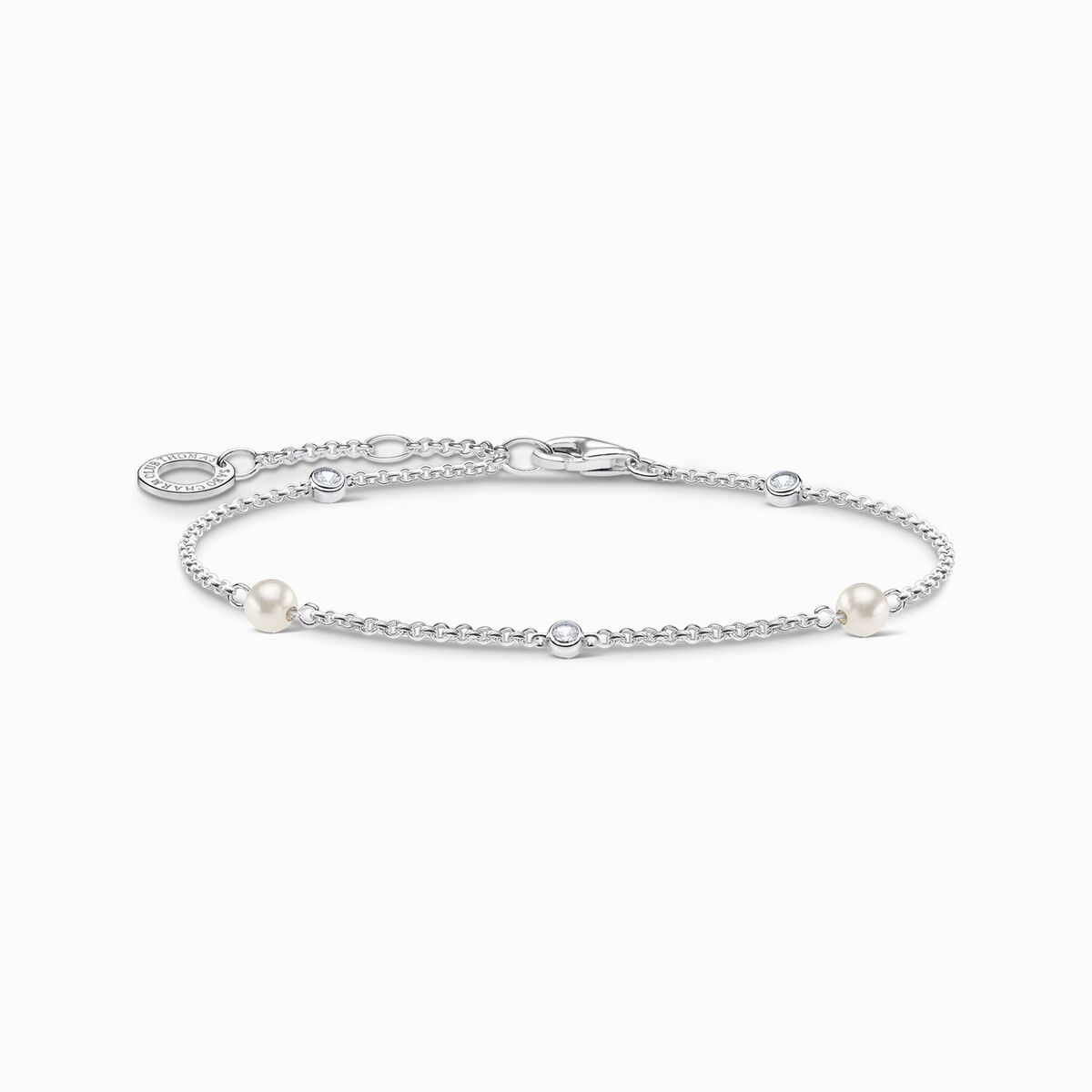 Bracelet white stones