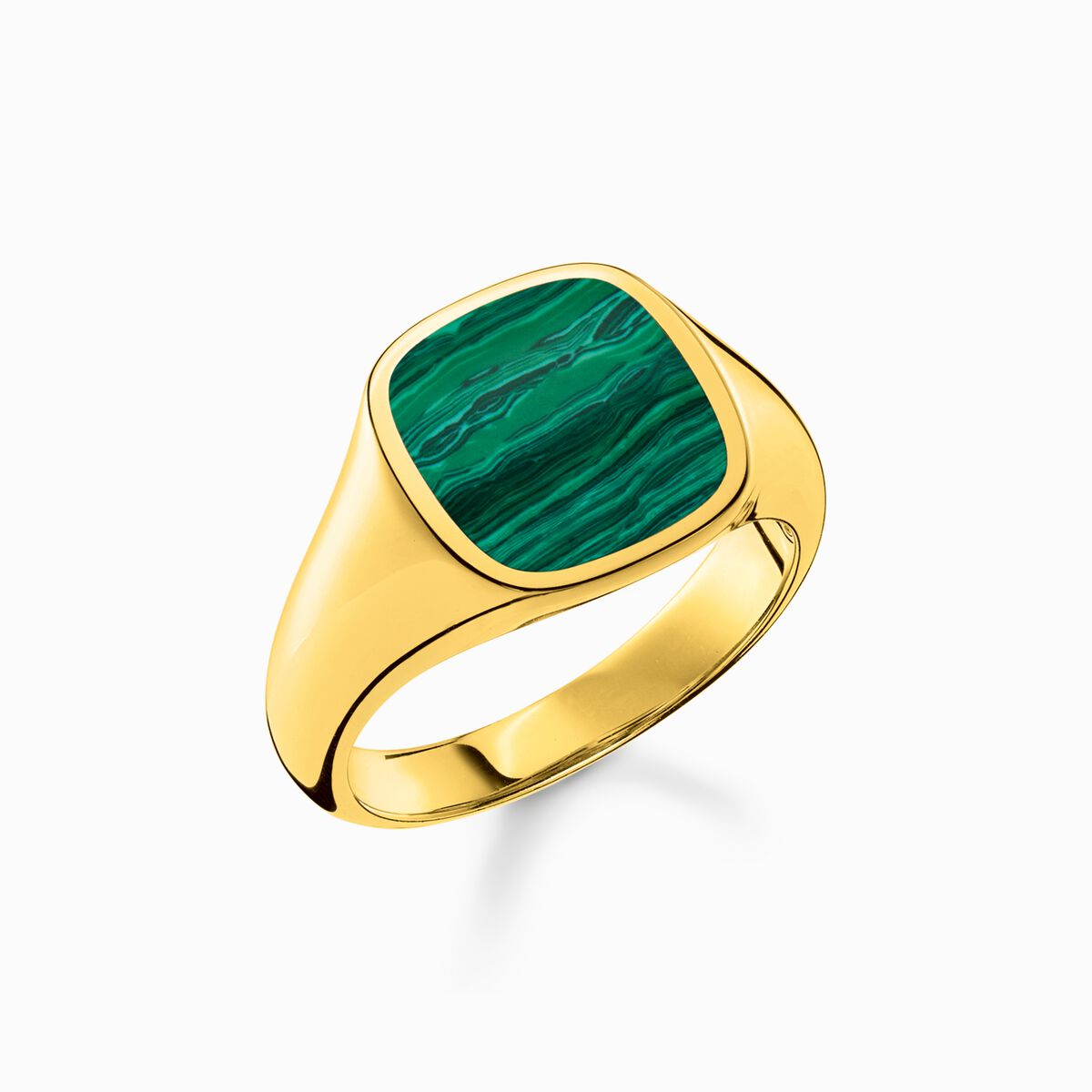 Ring classic green-gold