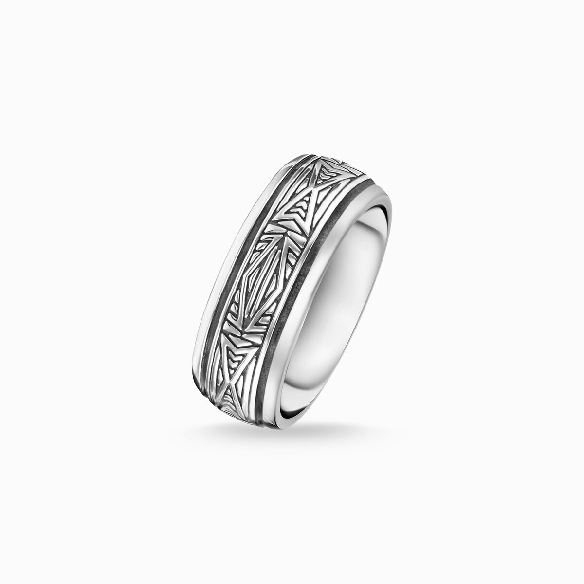 Ring ornaments, silver