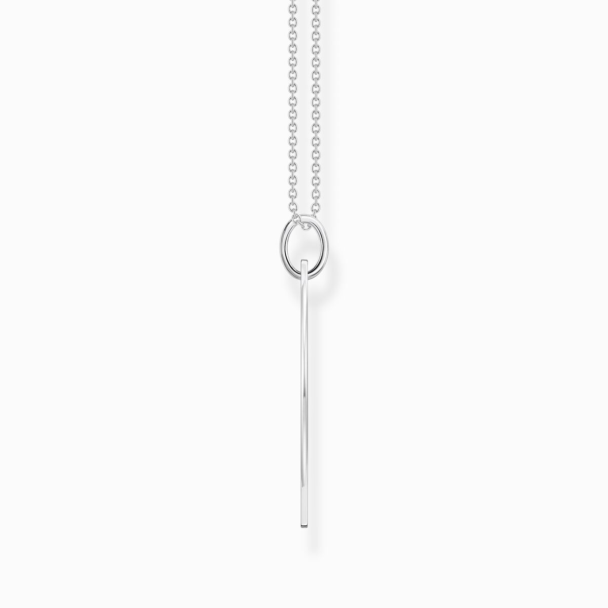 Necklace tag silver