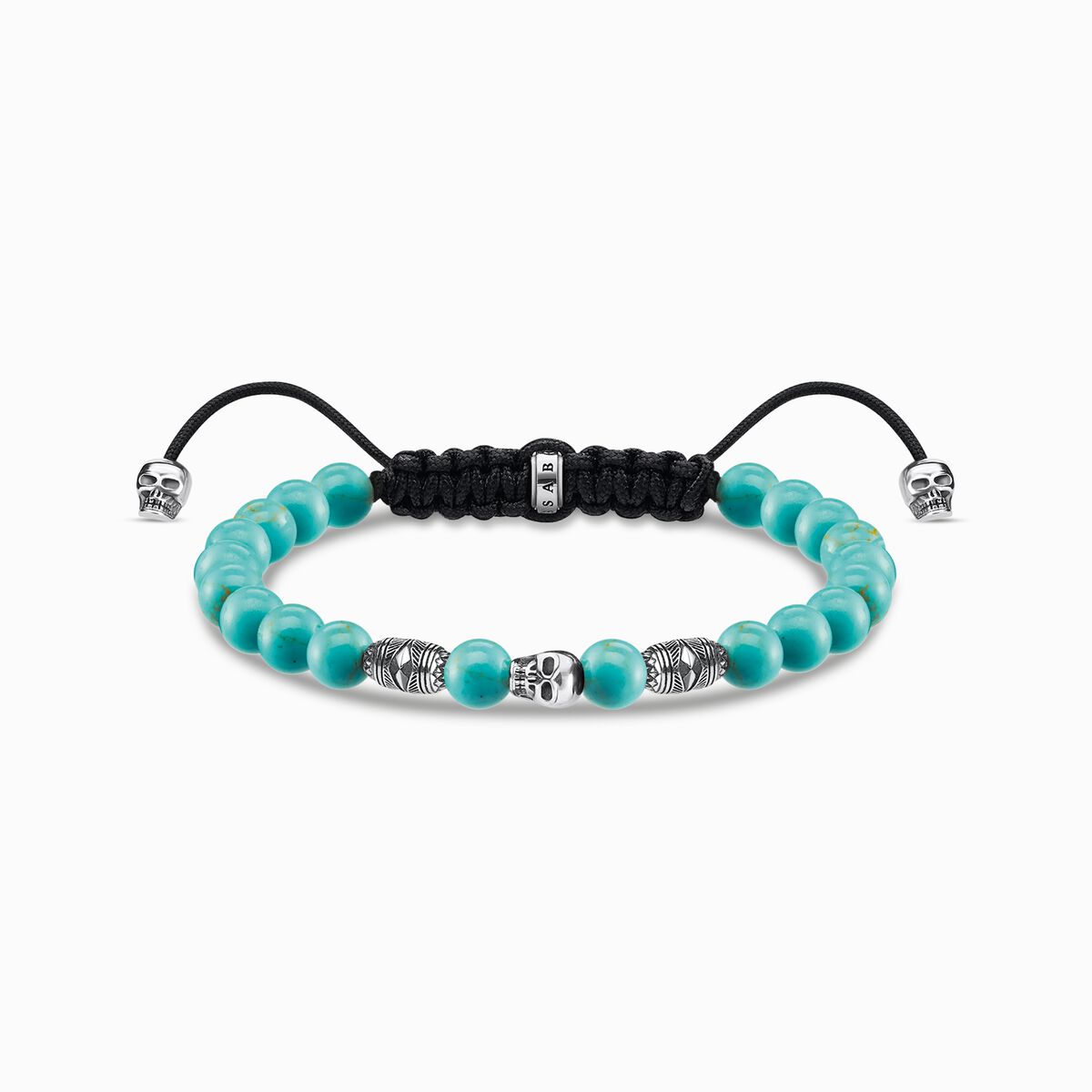 Bracelet turquoise skull